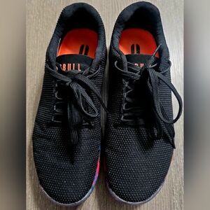 NOBULL Impact Trainers black with wildflower multisex size 5.5 Mens & 7 womens